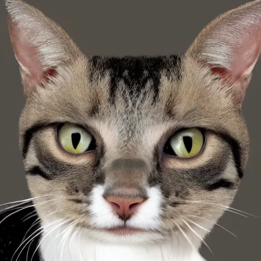 Image similar to Rowan Atkinson as a cat