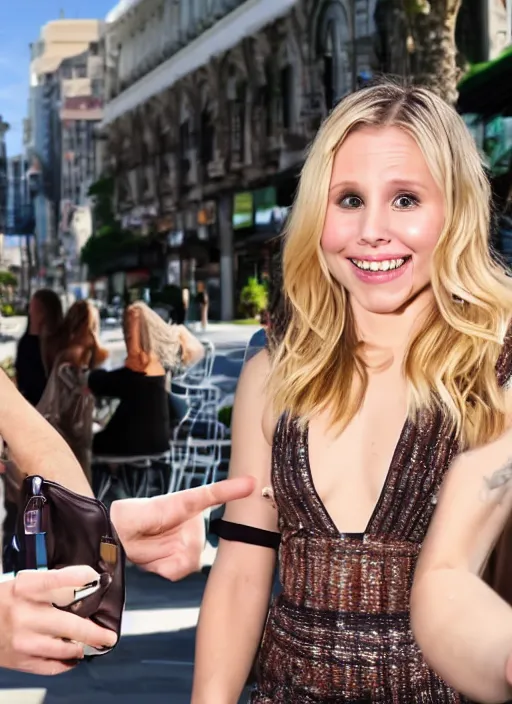 Image similar to pov, first - person - view, pov of a date with kristen bell