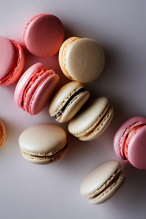 Prompt: photo of macarons, high quality, 8 k