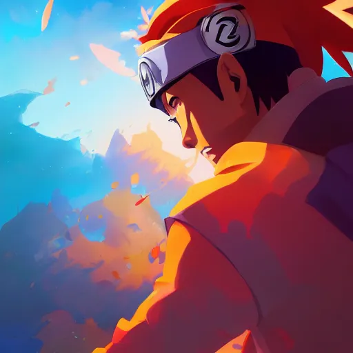 Image similar to hero world naruto, behance hd by jesper ejsing, by rhads, makoto shinkai and lois van baarle, ilya kuvshinov, rossdraws global illumination