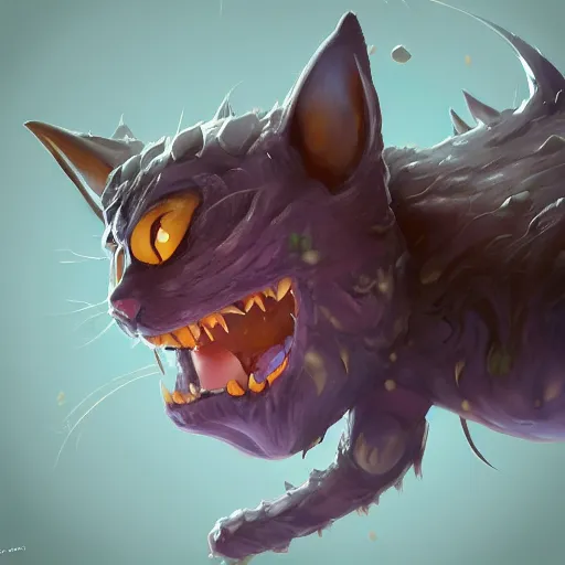 Prompt: a DND cat slime monster, made by Stanley Artgerm Lau, WLOP, Rossdraws, ArtStation, CGSociety, concept art, cgsociety, octane render, trending on artstation, artstationHD, artstationHQ, unreal engine, 4k, 8k,