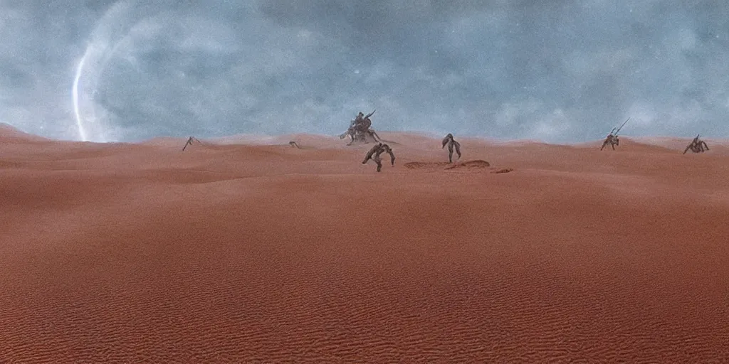 Image similar to ”dune - the battle for Arrakis”