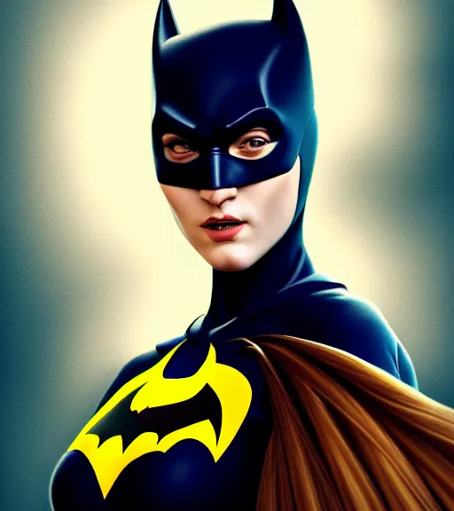 Prompt: portrait of a batgirl with heightened detail, poised, intense emotion, detailed facial expression, detailed surroundings, intricate, elegant, highly detailed, centered, digital painting, artstation, concept art, smooth, sharp focus, illustration, by ( leonardo da vinci ), wlop