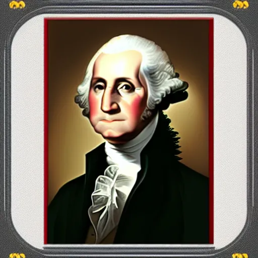 Image similar to george washington in 2 0 2 2, colored hd, modern times, 1 st president, rtx on, uhd 4 k