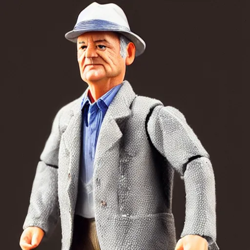 Image similar to action figure of bill murray, product shot