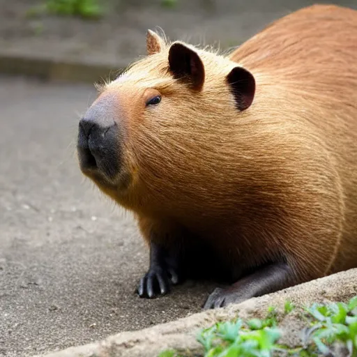 Prompt: Capybara as Fidel Castro