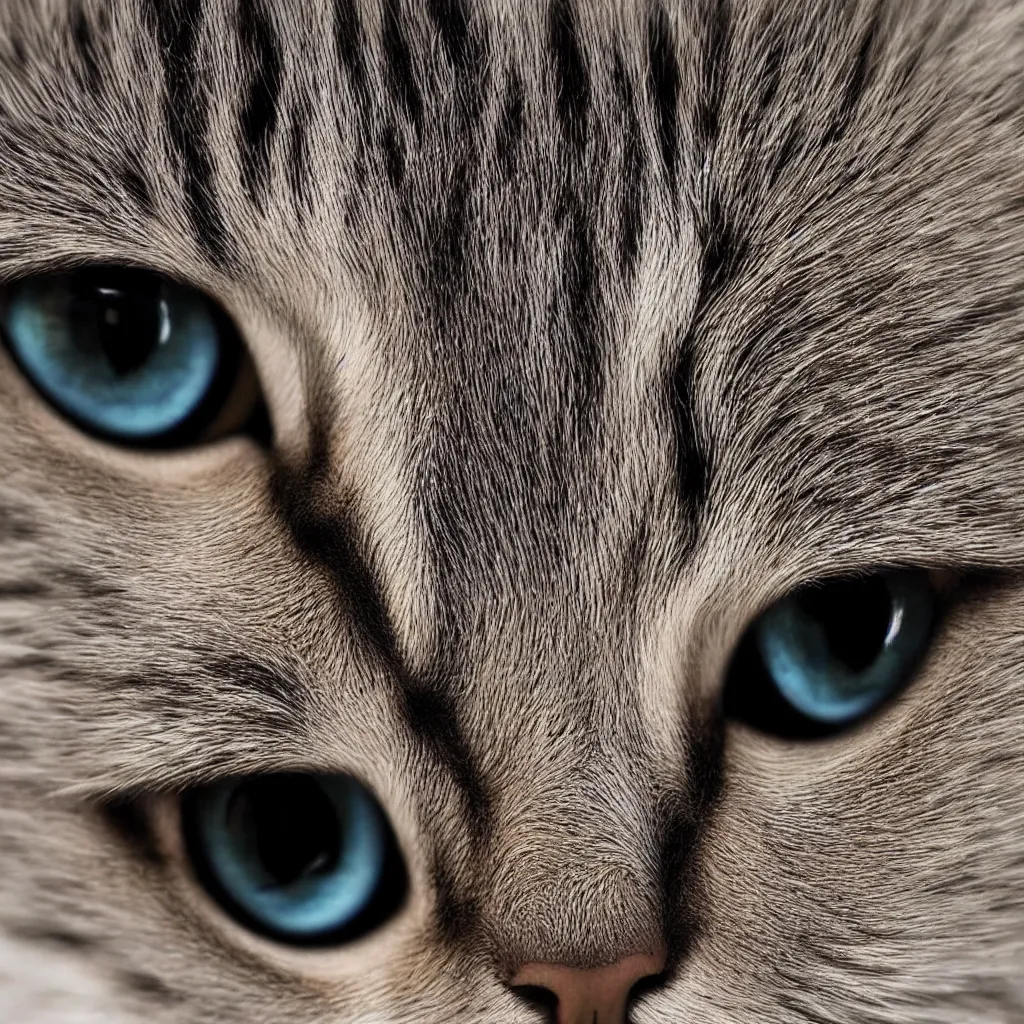 Image similar to ultra realistic cat eyes