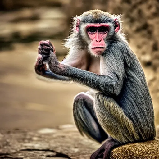 Image similar to dancing monkey, 8k, 4k, professional photography, award winning photo