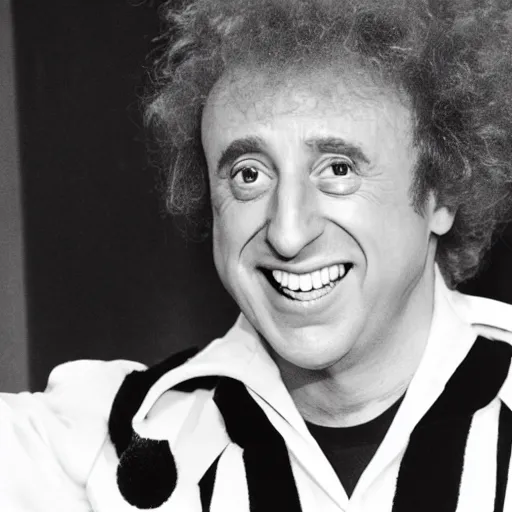 Prompt: gene wilder as richard simmons, photograph