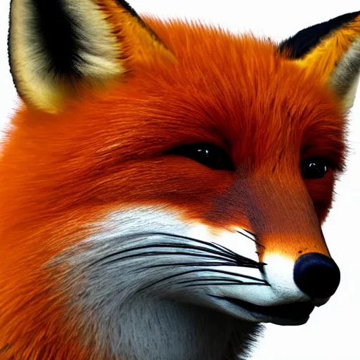 Image similar to professional emoji of a cute fox, high quality, HD, minimalist, 8K, famous