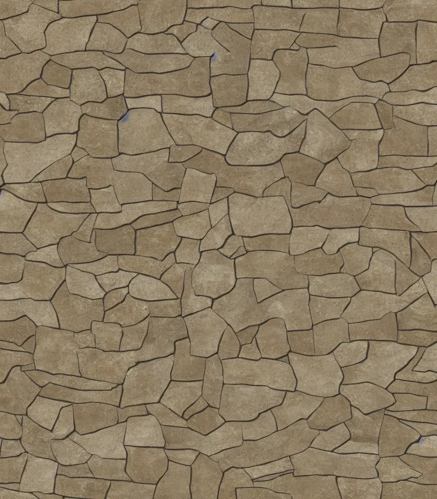 Image similar to texture map of beige stone with horizontal rectilinear engraving cutout