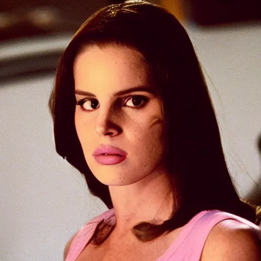 Image similar to lana del rey in the tv show the x files ( 1 9 9 9 )