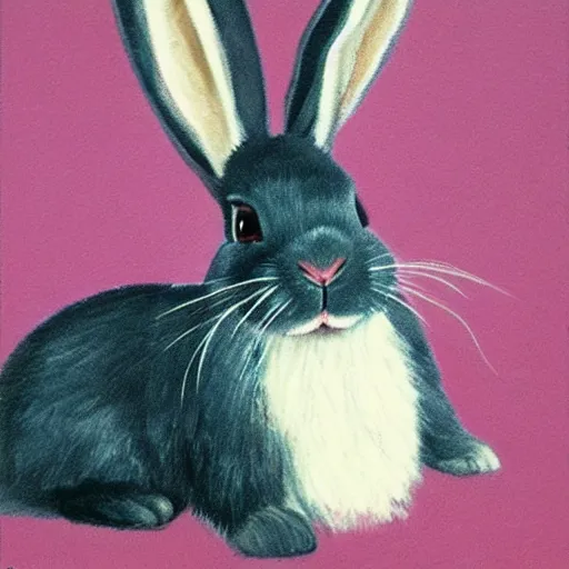 Image similar to a cool bunny