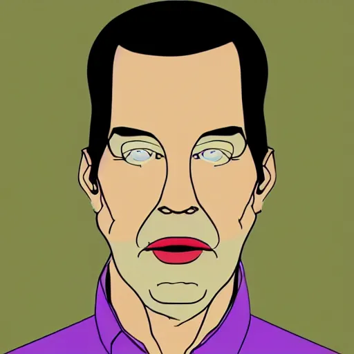 Image similar to a portrait a very ordinary person, by Michael Craig-Martin, flat color, anatomically correct, beautiful perfect face, sharp focus, Highly Detailed