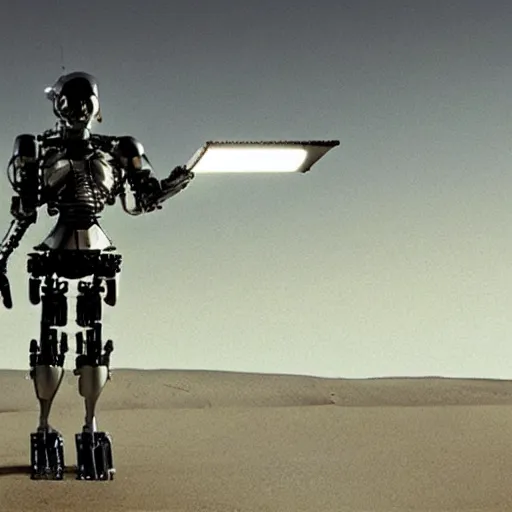 Image similar to movie still of a cyborg, cinematic composition, cinematic light, by alejandro jodorowsky