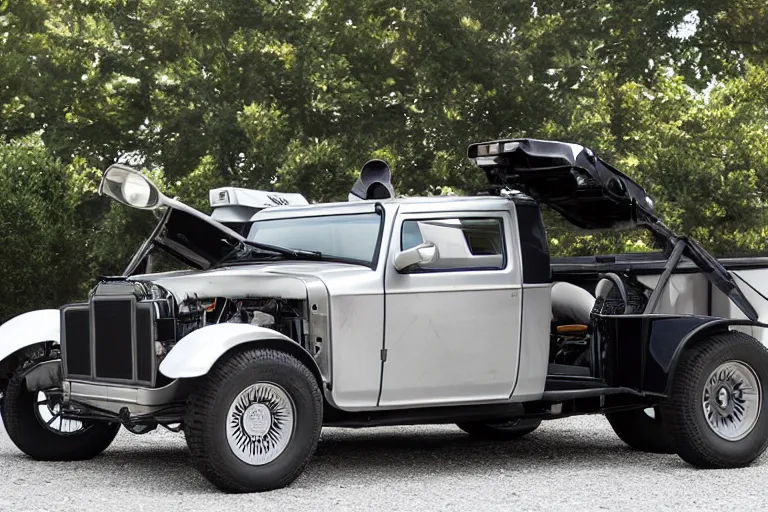 Image similar to pickup truck 1 9 2 2 delorean