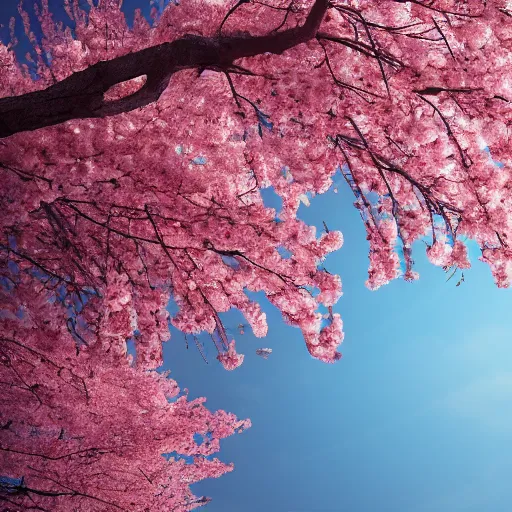 Image similar to photo of a sakura tree, high detail, cinematic, realistic, 8 k, beautiful