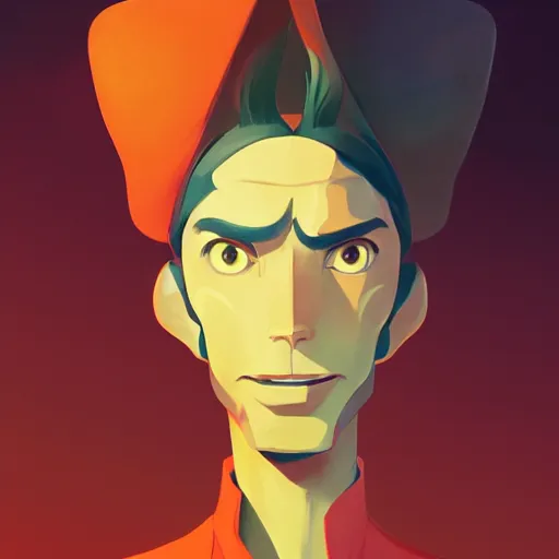 Image similar to face icon stylized minimalist space dandy, loftis, cory behance hd by jesper ejsing, by rhads, makoto shinkai and lois van baarle, ilya kuvshinov, rossdraws global illumination