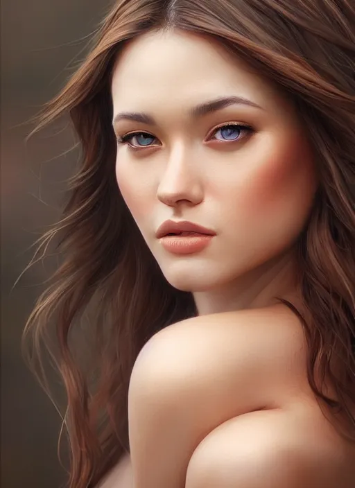 Image similar to photo of a gorgeous young woman in the style of stefan kostic, realistic, sharp focus, 8k high definition, insanely detailed, intricate, elegant, art by stanley lau and artgerm