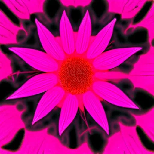 Image similar to an infrared flower