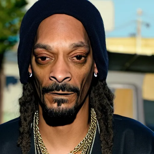 Prompt: Snoop dog in Sons of anarchy very detail4K quality super realistic