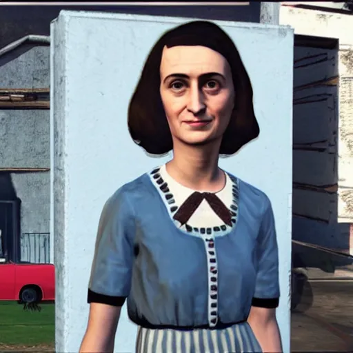 Image similar to anne frank in gta v