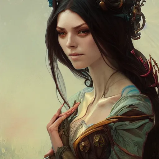 Prompt: portrait of a magical mantis necromancer, D&D, fantasy, highly detailed, digital painting, artstation, smooth, sharp focus, illustration, art by artgerm and greg rutkowski and alphonse mucha