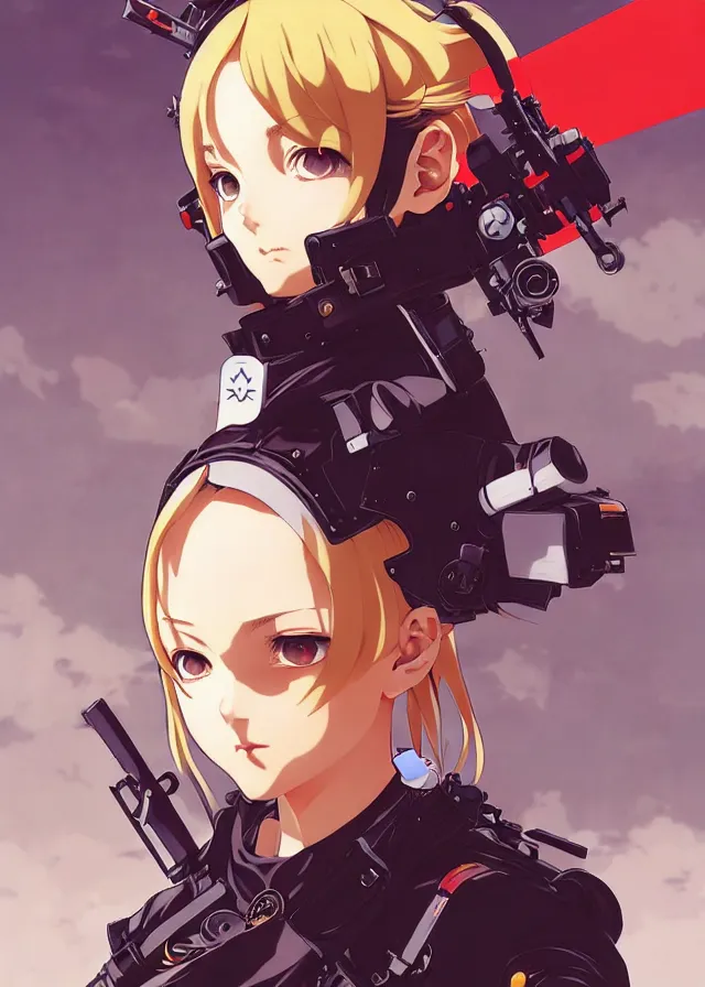 Prompt: ilya kuvshinov anime illustration tank girl, last exile, murata range, fine detail, perfect anime face, dramatic lighting, dynamic composition, art deco, cel shading, vivid, rich texture, yoshinari yoh, alphonse mucha, ( ( ( colorful ) ) )