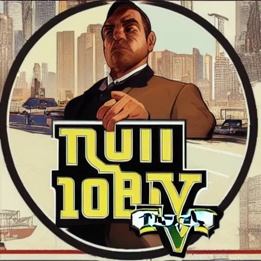 Image similar to a duck, gta v cover art