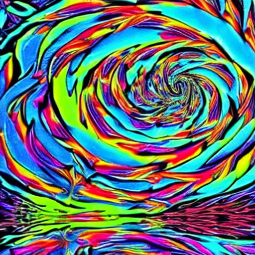 Prompt: trippy art