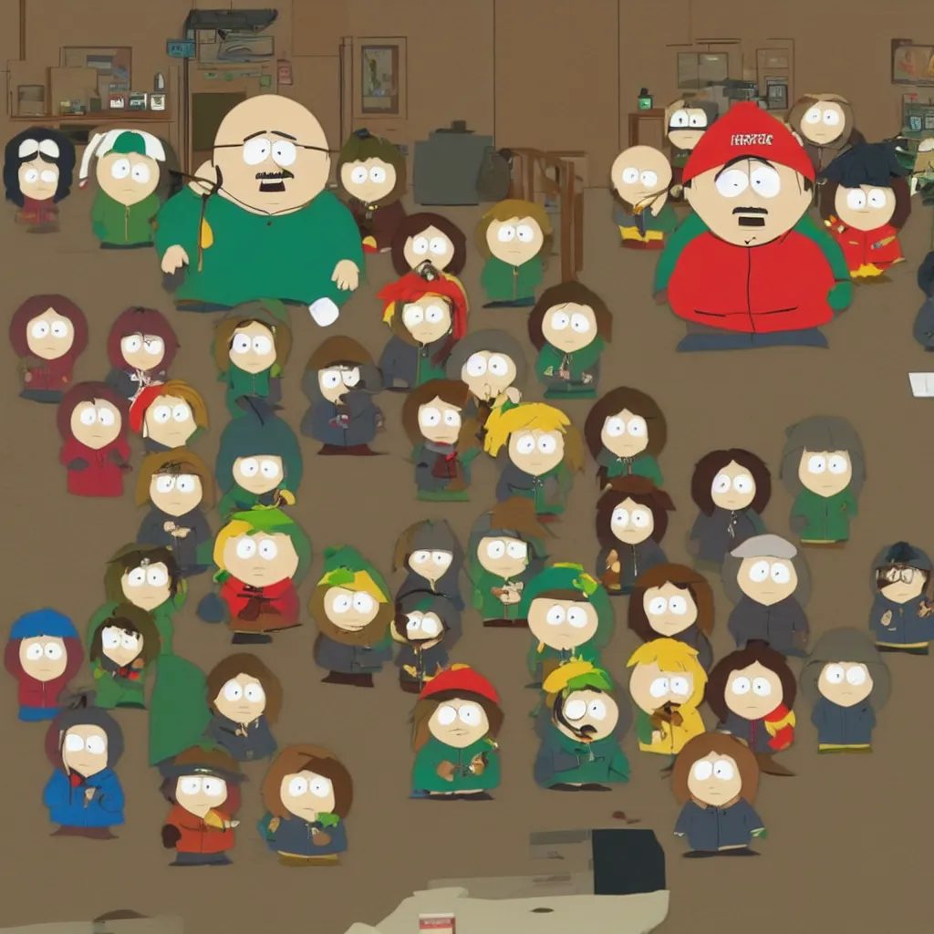 Image similar to danny devito as a south park character