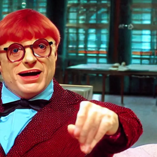 Image similar to vern troyes as austin powers movie still