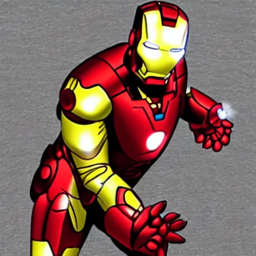 Image similar to Ironman mixed with Peter Pan