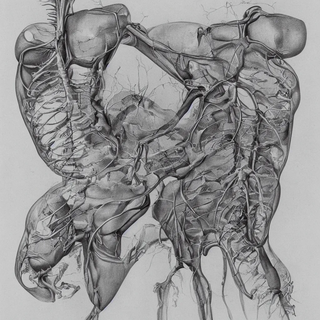 Image similar to anatomical drawing of an unknown species