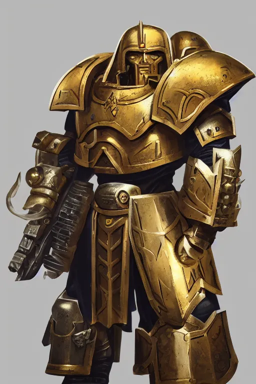 Image similar to armor portrait heros warhammer 4 0 k horus heresy fanart - the primarchs emperor by johannes helgeson animated with vfx concept artist & illustrator global illumination ray tracing hdr fanart arstation zbrush central hardmesh 8 k octane renderer comics stylized