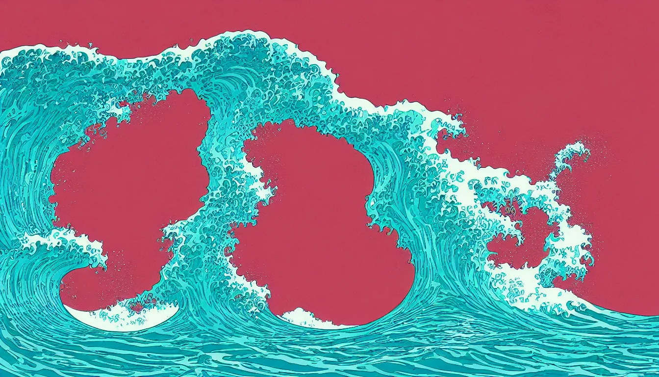 Image similar to ocean wave, land in sight by Kilian Eng