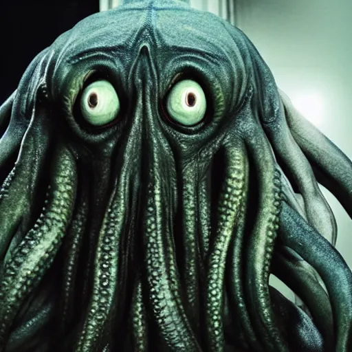 Prompt: uhd candid photo of cthulhu, with accurate features, uhd, studio lighting, correct face, photo by annie leibovitz