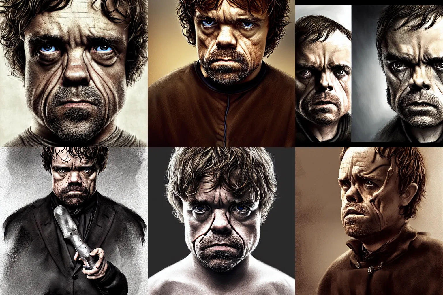 Image similar to peter dinklage as hannibal lecter, digital painting, extremely detailed, 4 k, intricate, brush strokes, mark arian, artgerm, bastien lecouffe - deharme