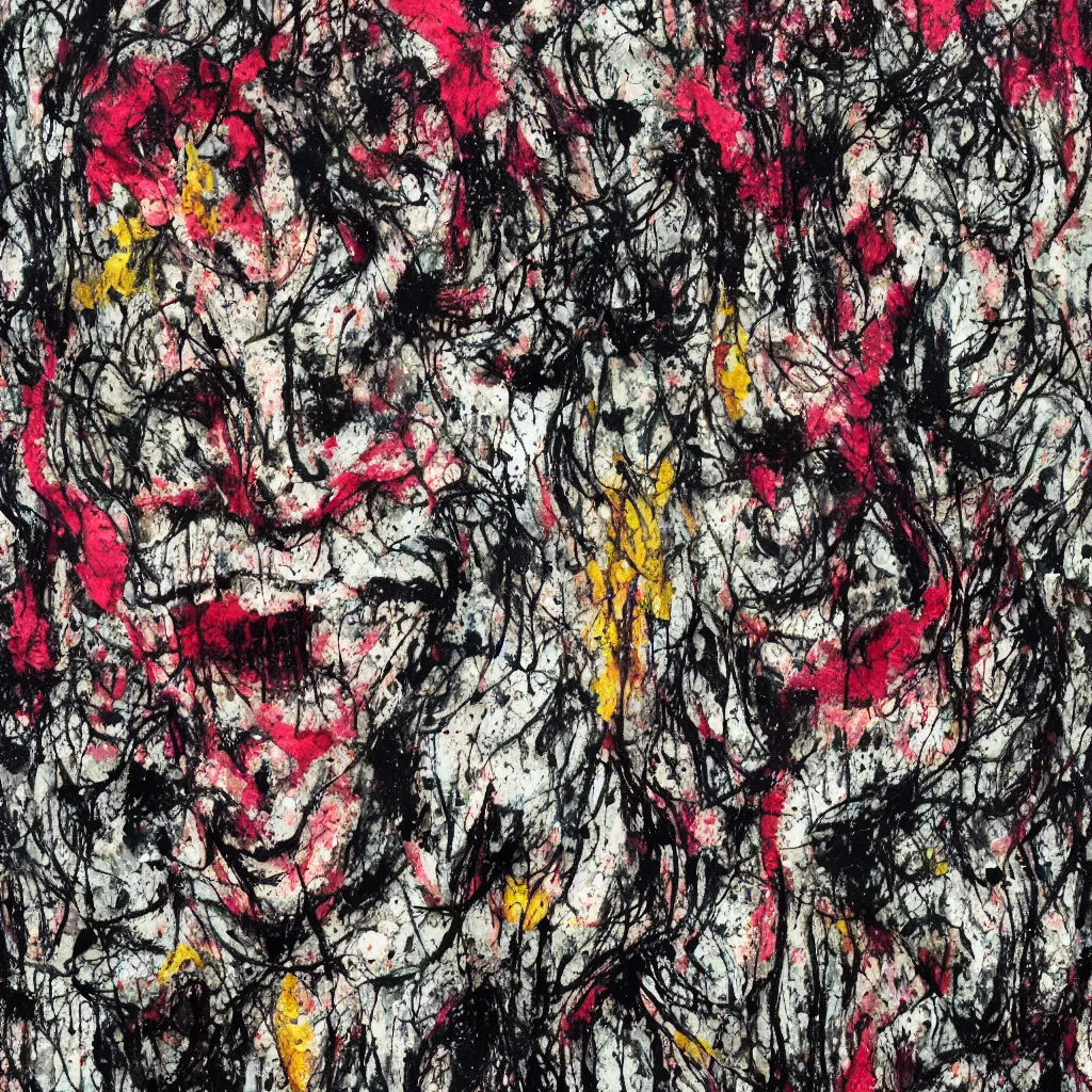 Image similar to camo made of teeth, smiling, abstract, francis bacon artwork, cryptic, dots, spots, stipple, lines, splotch, color tearing, pitch bending, faceless people, dark, ominous, eerie, hearts, minimal, points, technical, old painting, neon colors, folds