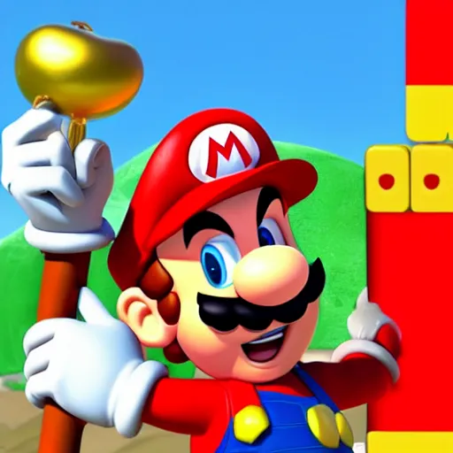 Image similar to Mario in Cuphead