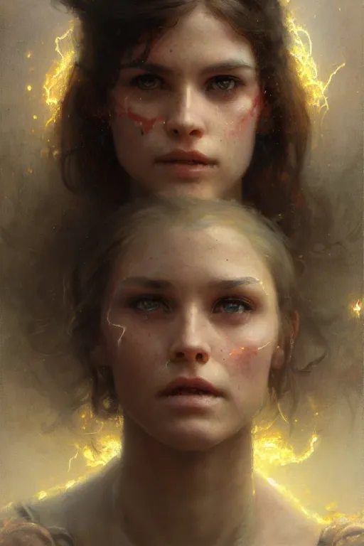 Image similar to a face portrait of geek girl, high detail, cleary see face, by gaston bussiere, bussiere rutkowski andreas rocha, bayard wu, greg rutkowski, odd nerdrum, maxim verehin, dan dos santos, masterpiece, sharp focus, cinematic lightning