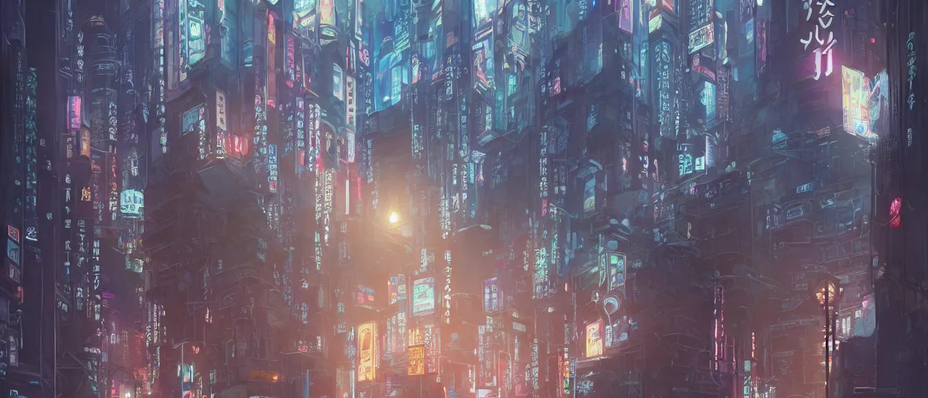 Image similar to new tokyo, ghost in the shell, unreal engine, fantasy art by greg, loish, rhads, ferdinand knab, makoto shinkai, lois van baarle, ilya kuvshinov, rossdraws, tom bagshaw, global illumination, radiant light, highly detailed intricate environment, isometric, onstudio ghibli, octane render, 8 k