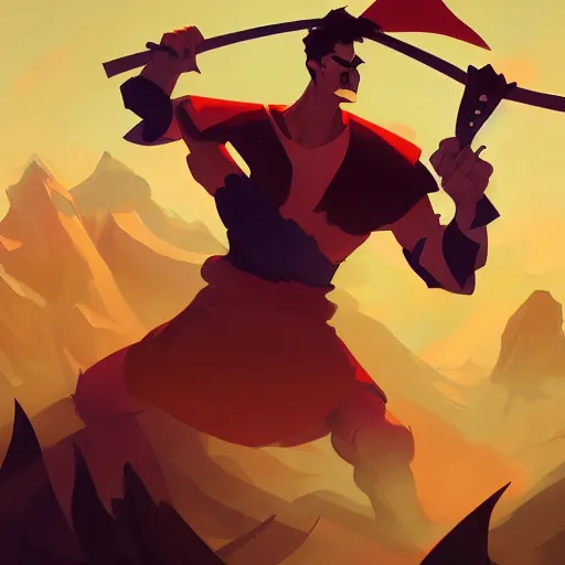 Image similar to hero world samurai jack, behance hd by jesper ejsing, by rhads, makoto shinkai and lois van baarle, ilya kuvshinov, rossdraws global illumination