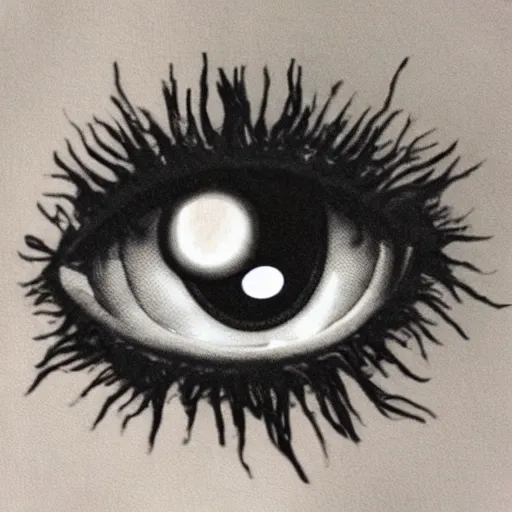 Image similar to a very cute eyeball monster