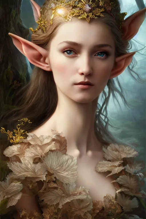 Prompt: a masterpiece ultrarealistic ultradetailed portrait of a very beautiful elf fairy, baroque renaissance. medium shot, intricate, elegant, by stanley artgerm lau, wlop, rossdraws, james jean, andrei riabovitchev, marc simonetti, light by julie bell, porcelain skin. global illumination. vfx