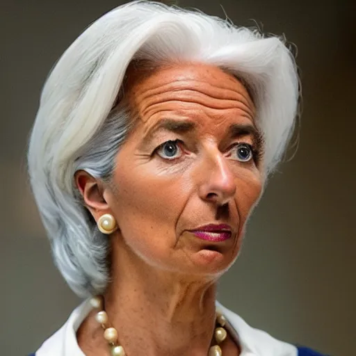 Prompt: Christine Lagarde as Maleficent