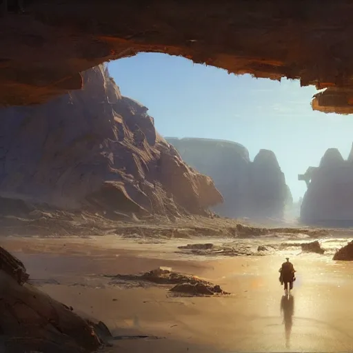 Image similar to Concept art, California, 8k, james gurney, greg rutkowski, john howe, artstation