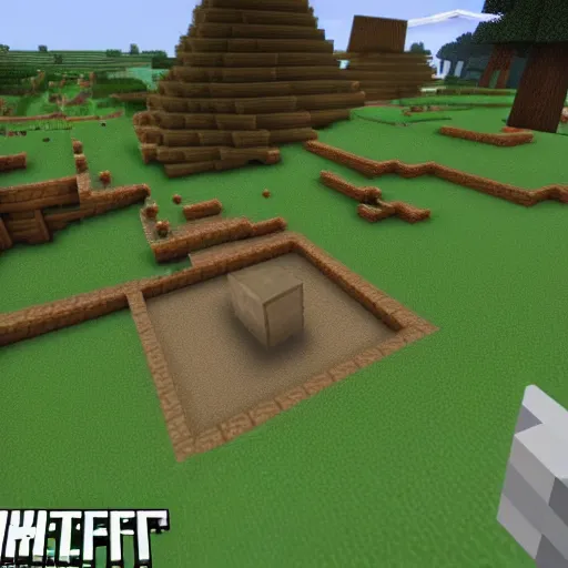 Prompt: gameplay of minecraft, very realistic