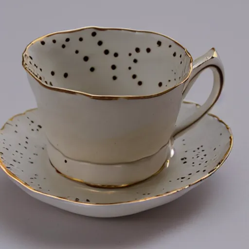 Image similar to teacup with many holes in it