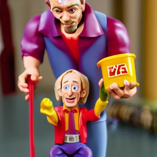 Image similar to happy meal toy of steve buscemi from bill & ted's excellent adventure the movie, 4 k, highly detailed, award winning, look at all that detail!